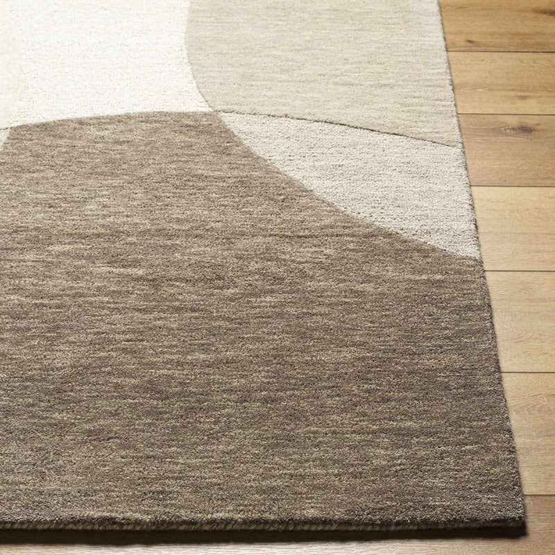 Cassiopeia Dark Brown & Beige Area Rug-1