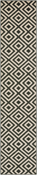 Spilsby Black Trellis Outdoor Rug-6