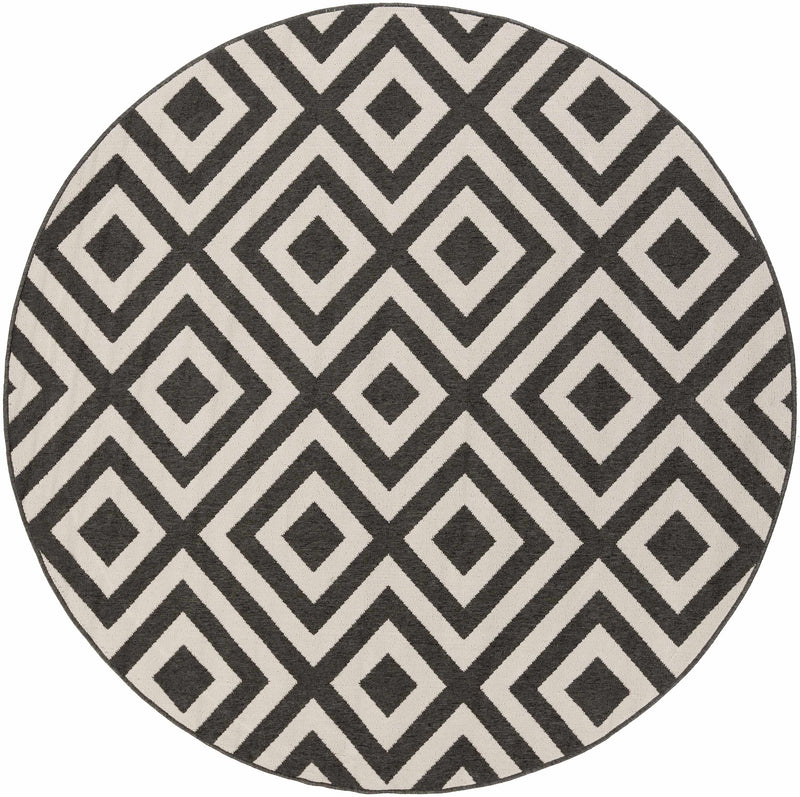 Spilsby Black Trellis Outdoor Rug-8