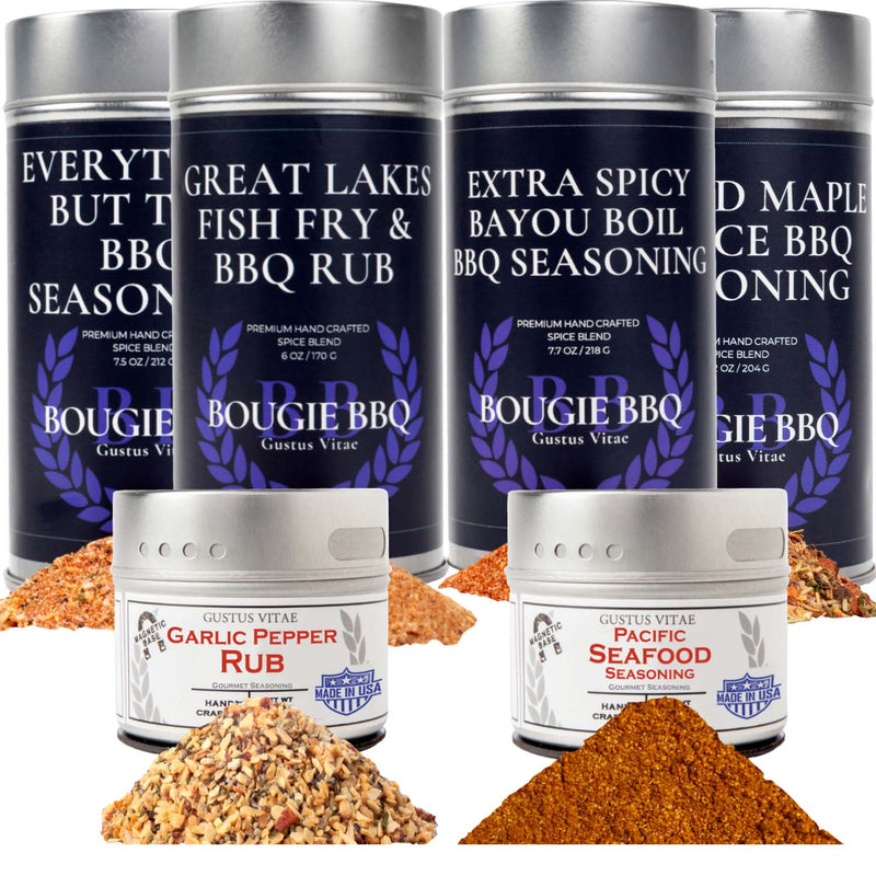 Superb For Seafood | Complete 6 Pack Collection | Gourmet Seasonings and Rubs For Fish & Seafood-0