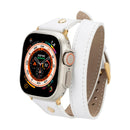 Syracuse Double Tour Leather Bands for Apple Watch 9, Ultra 2 and SE-9