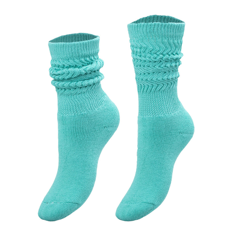 1 Pair - Kids Slouch Socks Knee High Long Cotton Scrunch Socks 3 to 15 Years Old-4