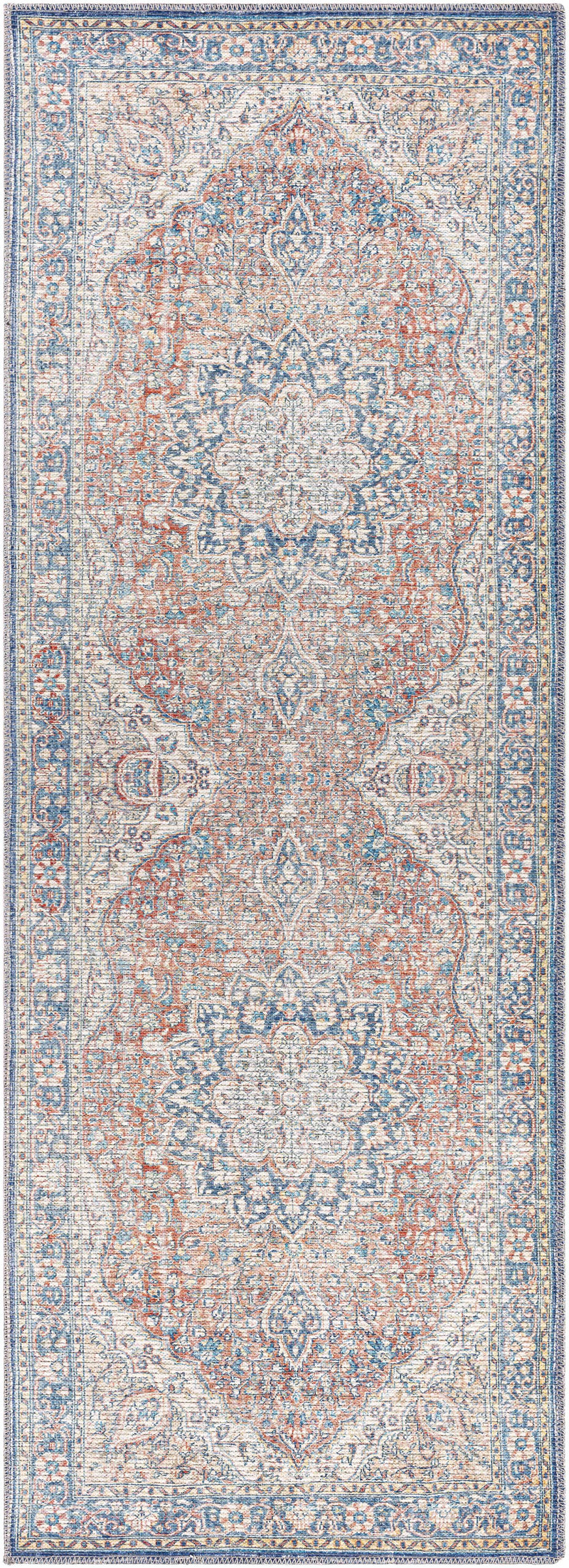 Wacousta Red&Blue Washable Rug-5