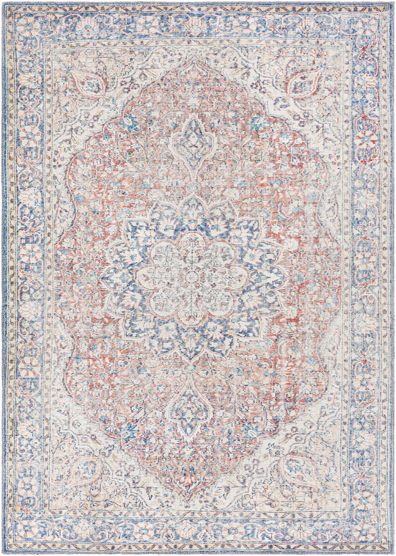 Wacousta Red&Blue Washable Rug-6