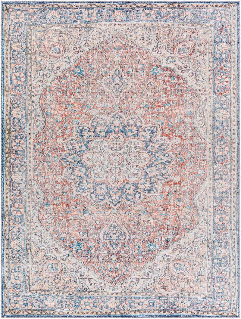 Wacousta Red&Blue Washable Rug-0