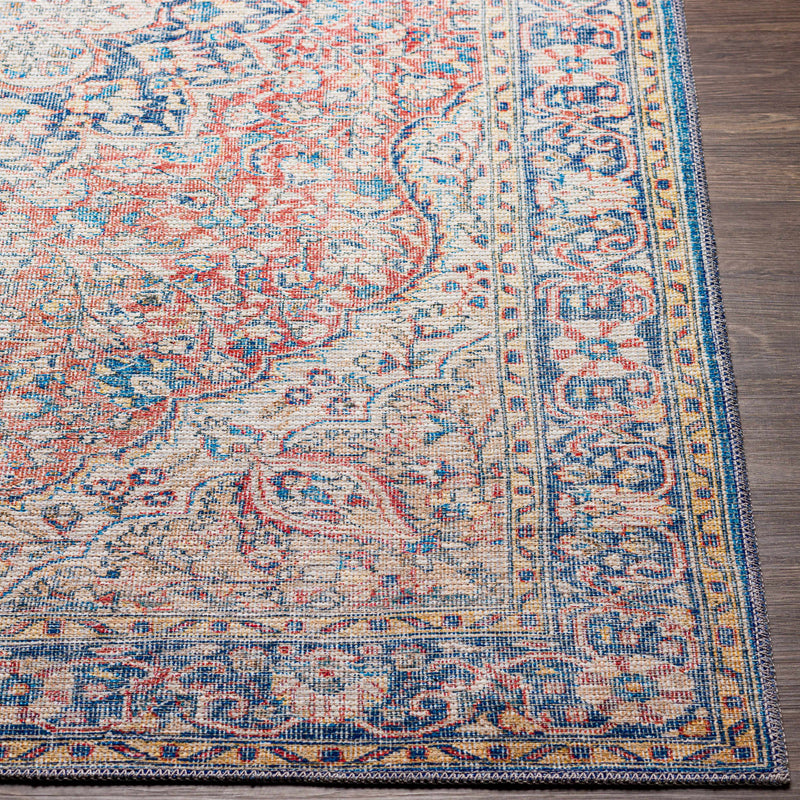 Wacousta Red&Blue Washable Rug-4
