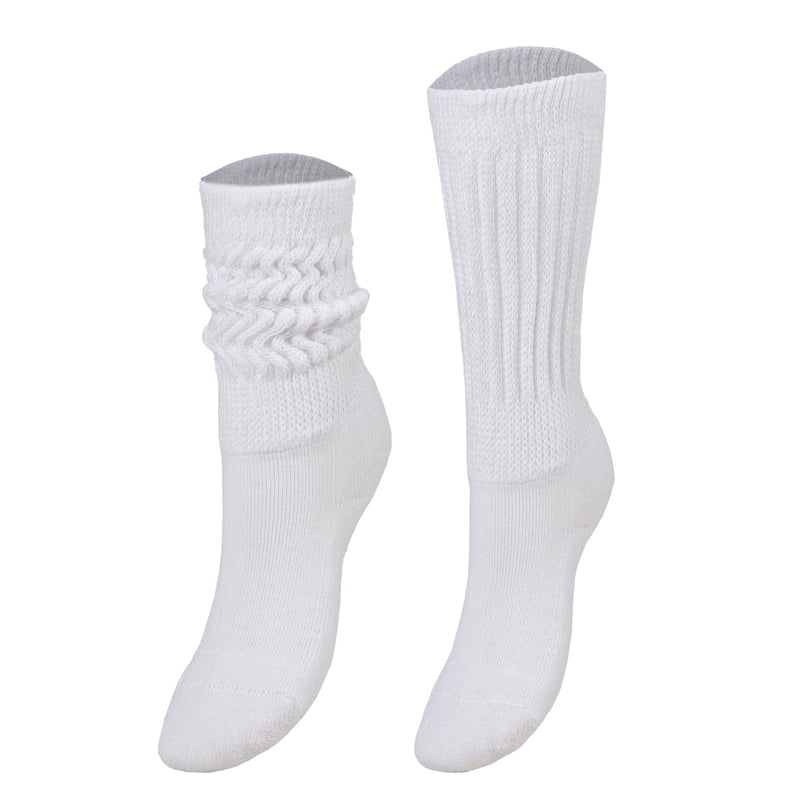 1 Pair - Kids Slouch Socks Knee High Long Cotton Scrunch Socks 3 to 15 Years Old-5