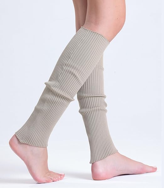 1 Pair - Knitted Leg Warmers Retro Style Knitted Retro Baggy Leg Warmer Boot Socks-0