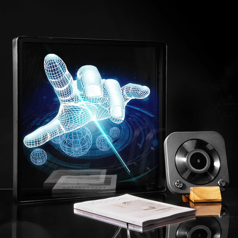 3D Hologram LED Fan With Frame Supports APP & Bluetooth Connectivity-3