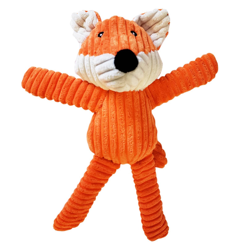 Victor The Fox - Corduroy Squeaker Plush Toy - 12"-0