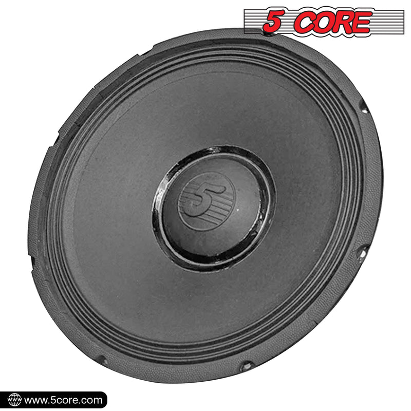 5 CORE 15 Inch Subwoofer Speaker 3000W Peak High Power Handling 300W RMS 15" Replacement 8 Ohm Pro Audio DJ Sub Woofer w/ CCAW Voice Coil Steel Frame 90oz Magnet - 15-185 MS 300W-13