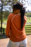 Cataleya Textured Round Neck Long Sleeve Top-1