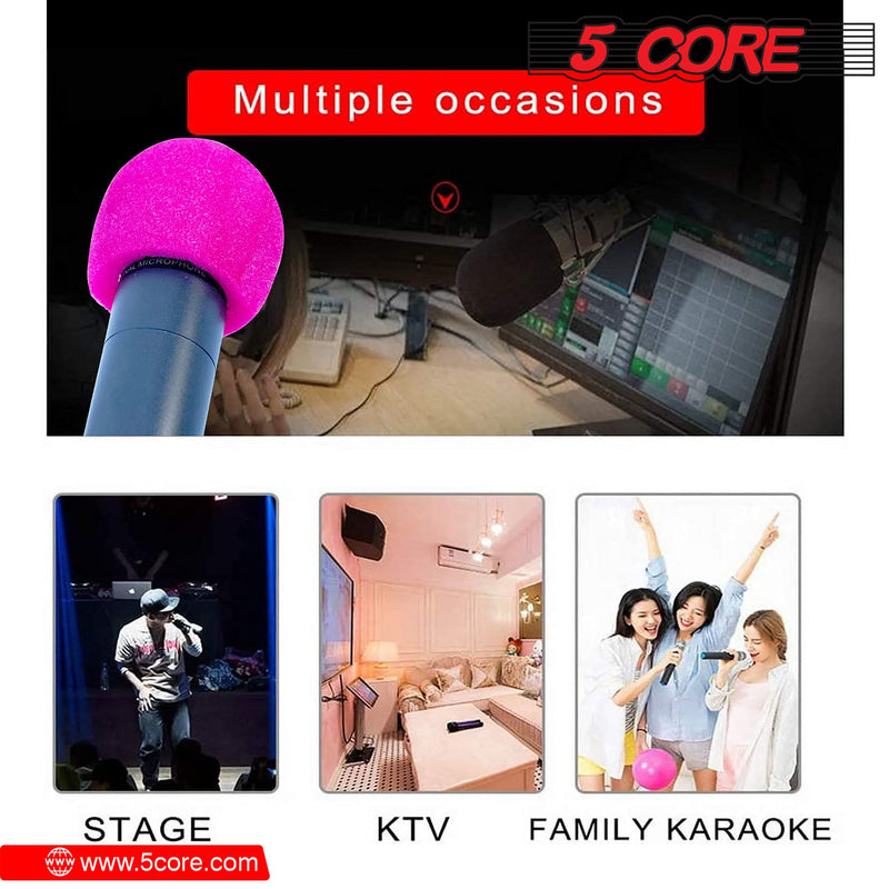 Microphone Pop Filter Windscreen Mic Sponge Cover Foam For Karaoke 50 Pcs LOT-1