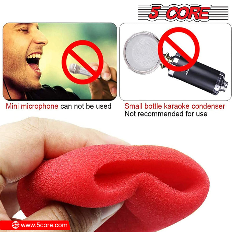 Microphone Pop Filter Windscreen Mic Sponge Cover Foam For Karaoke 50 Pcs LOT-2