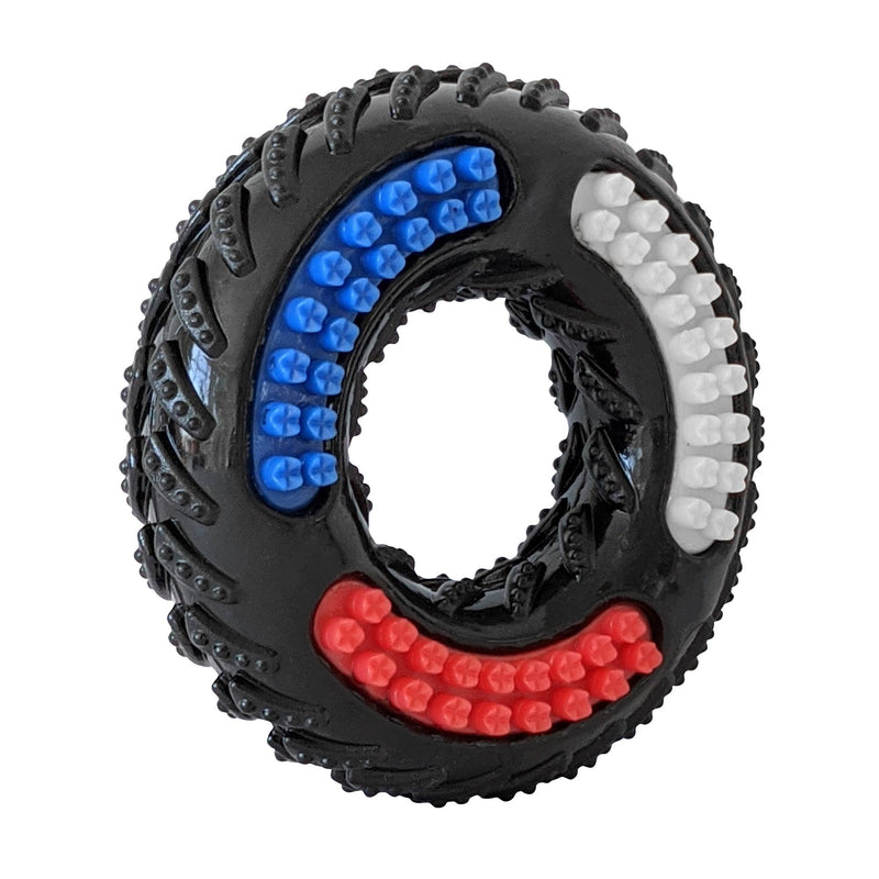 TPR Textured Dog Chew Toy - "Tire of Fun"-3