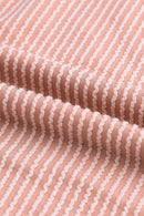 Rachel Block Long Sleeve Ribbed Loose Top-9