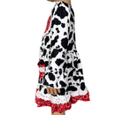 AL Limited Girls Boutique Cowgirl Cow print Lace Bandana Rodeo Party Dress-7