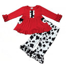 AL Limited Little Big Girls Boutique Cowgirl Rodeo Party Cotton 2 pc Set-4