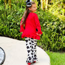 AL Limited Little Big Girls Boutique Cowgirl Rodeo Party Cotton 2 pc Set-6