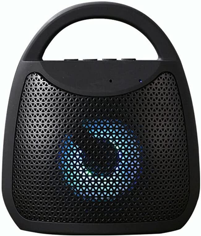 5 Core 4" Portable Bluetooth Speaker Outdoor Wireless Mini Speakers 40W with Loud Stereo and Booming Bass, Dual Pairing, USB, FM, TF Card, 10H Playtime, Water Resistant for Home Party Black BT-13B-0