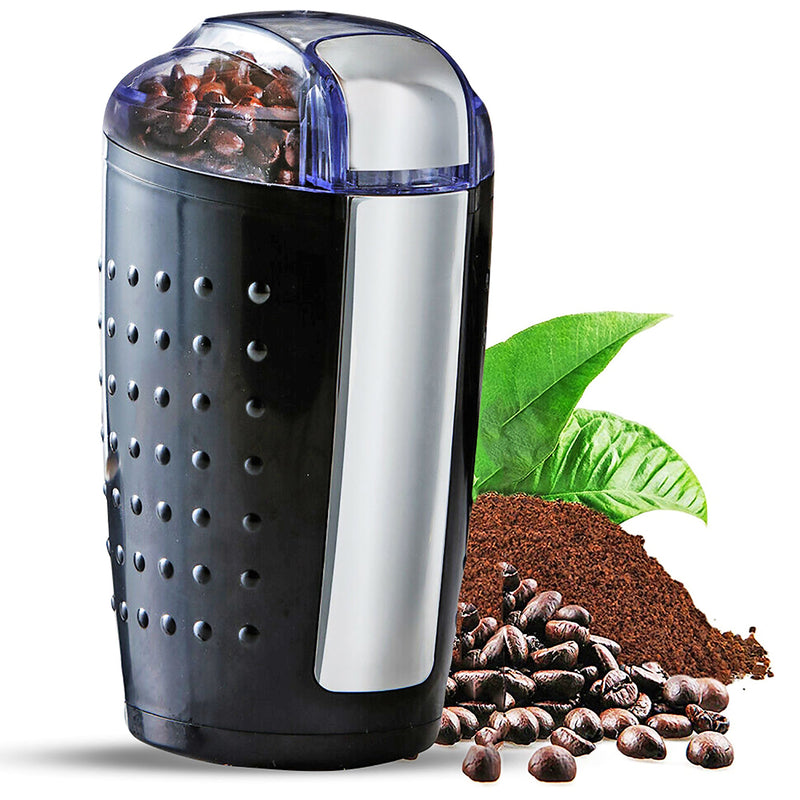 5 Core Coffee Grinder Herb Grinder Espresso Machine w Stainless Steel Blades Removable Chamber 150W Electric Grindes High Speed Nut Grinder -CG 01 BL-11
