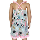 AnnLoren Girls Boutique Shells by the Seashore Jumpsuit Summer Romper-1