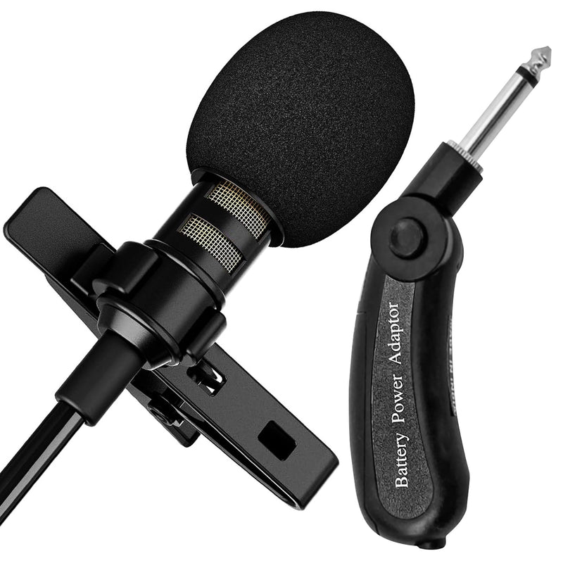 5 Core Professional Lavalier Microphone | Omnidirectional Condenser Mic with Adapter| for Podcasting, Recording, Vlogging, Compatible with Smartphone, DSLR, Camera, PC, Computer, Laptop- CM-WRD 50-1
