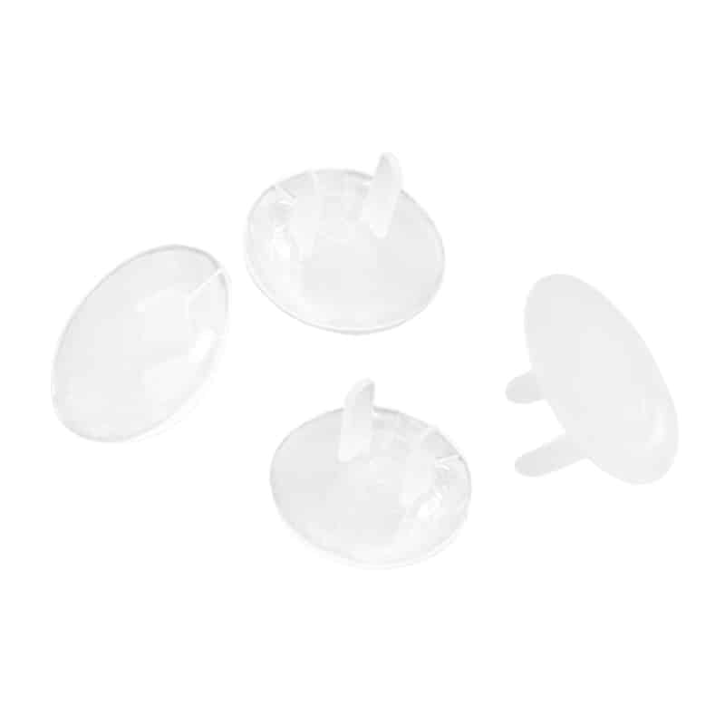 Outlet Plug Covers (40 Pack) Clear Child Proof Electrical Protector Safety Caps-3