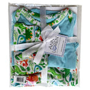 AnnLoren Baby Layette Boys Dinosaur Long Sleeve Onesie Pants Cap 3pc Gift Set-6