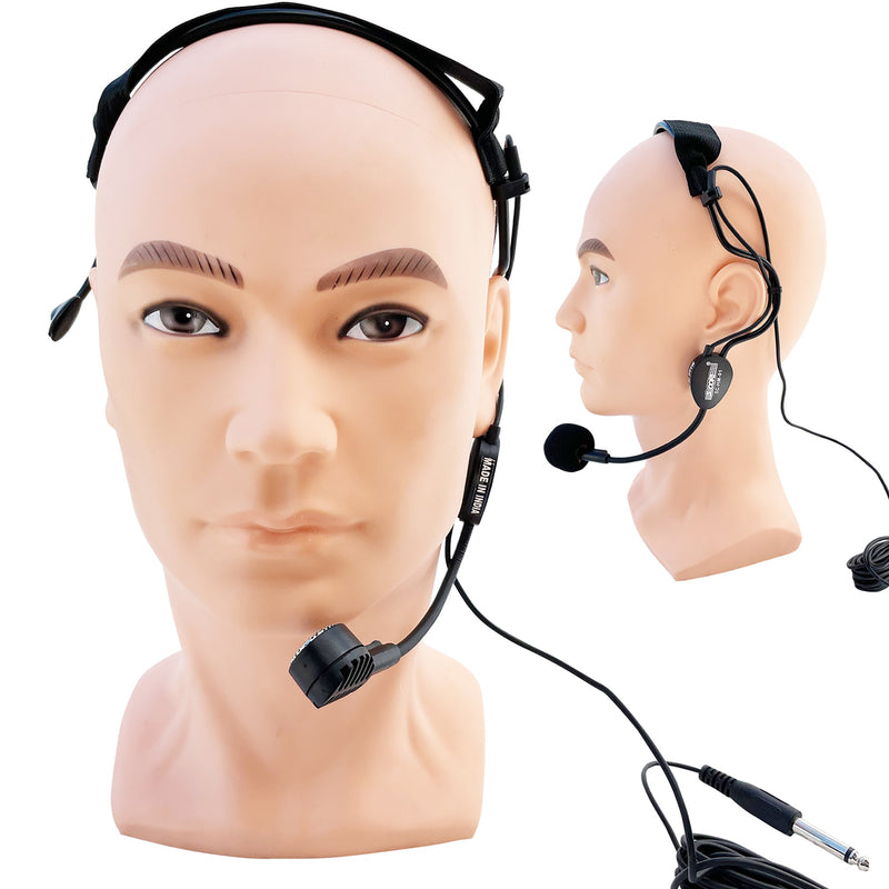 5 Core 3.5mm Head-Mounted Wired headset microphone Condenser Headworn Microphone with MIC-0