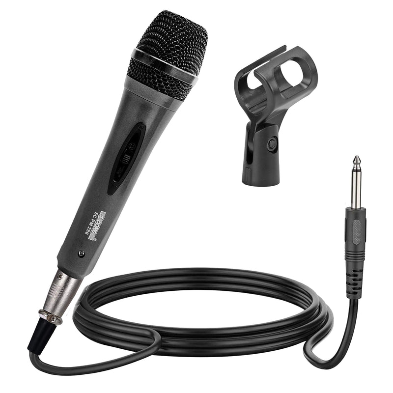 Microphone Pro Microfono Dynamic Mic XLR Audio Cardiod Vocal Karaoke 5Core PM-286-0