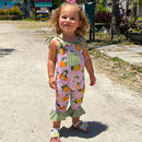 AnnLoren Boutique Pink Pretty as a Peach Baby/Toddler Girls Summer Romper-5