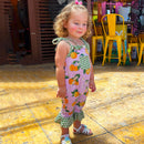 AnnLoren Boutique Pink Pretty as a Peach Baby/Toddler Girls Summer Romper-3