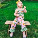 AnnLoren Boutique Pink Pretty as a Peach Baby/Toddler Girls Summer Romper-2