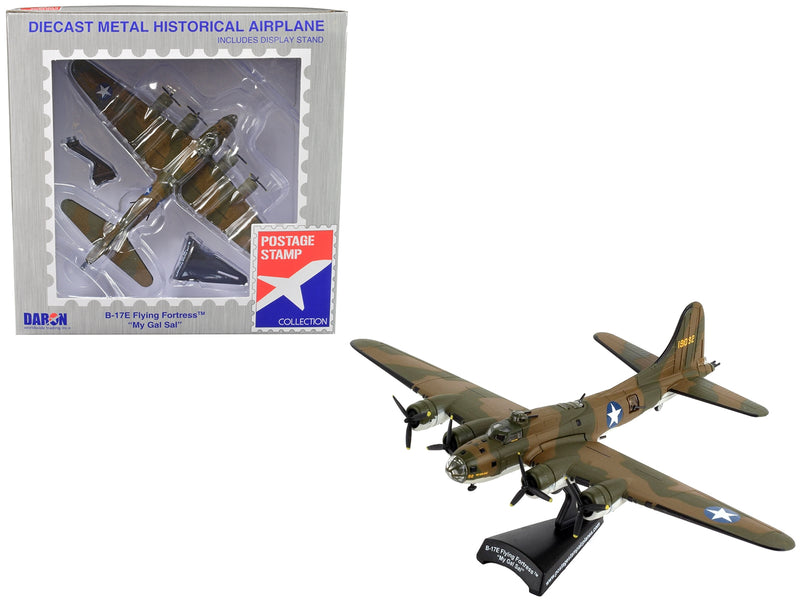 Boeing B-17E Flying Fortress Bomber Aircraft "My Gal Sal" United States Army Air Corps 1/155 Diecast Model Airplane by Postage Stamp