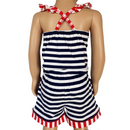AnnLoren Girls Anchors Away Nautical Jumpsuit Summer Romper-4