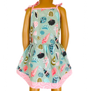 AnnLoren Little & Big Girls Seashells Spaghetti Straps Cotton Knit Summer Beach Dress-1