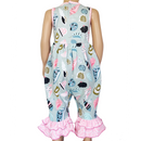 AnnLoren Baby Girls' Boutique Nautical Seashells & Swirl Romper-4