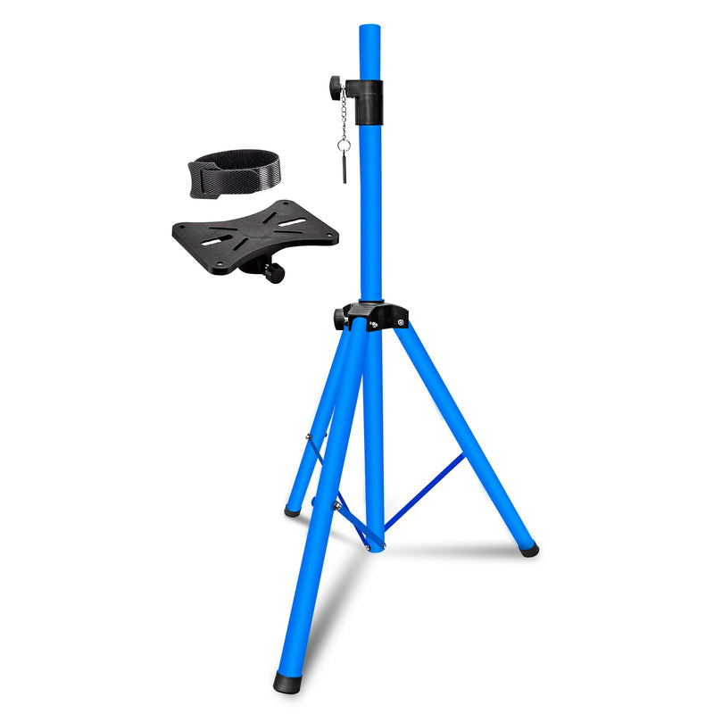 5 Core Speakers Stand Sky Blue Height Adjustable Tripod PA Studio Monitor Holder for Large Speakers DJ Stand Para Bocinas - SS ECO 1PK SKY BLU WoB-0