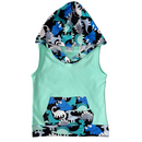 AL Limited Boys Dinosaur Hoodie Kangaroo Pocket Short Set Outfit-2