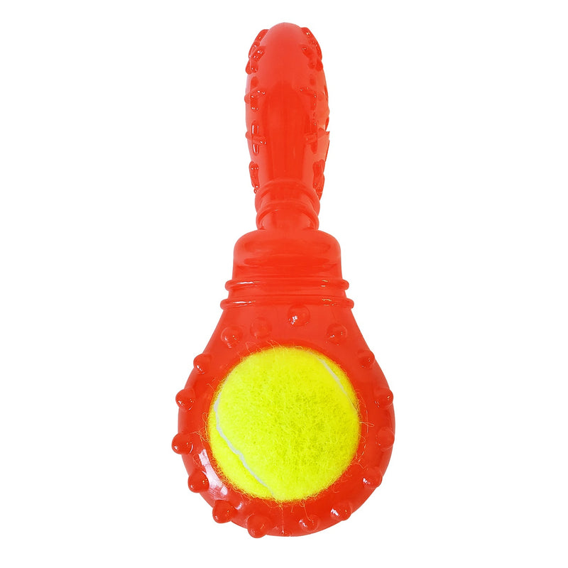 Tennis Ball Dog Toy Variety Pack (Boomerang, 3-Bone Squeaker, Orange Squeaker)-5