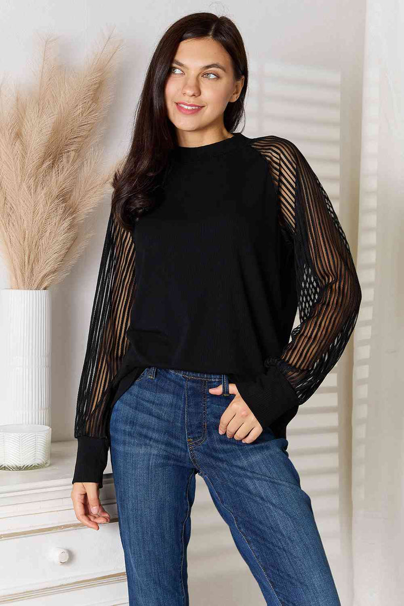 Raglan Sleeve Top-0