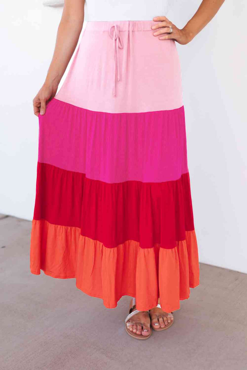 Mariana Tiered Maxi Skirt-0