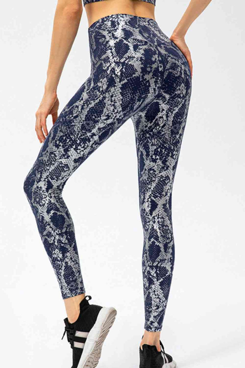 Animal Print Active Pants-4