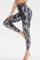 Animal Print Active Pants-7