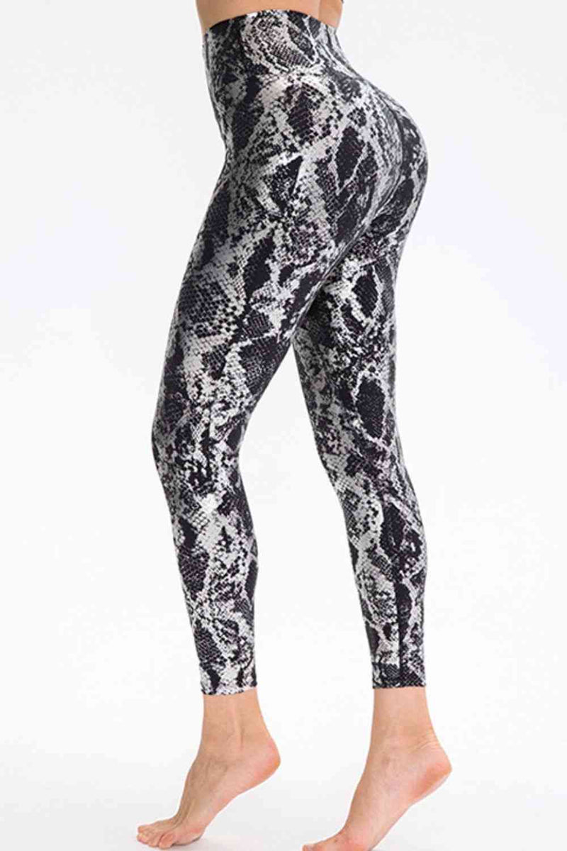 Animal Print Active Pants-8