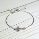 Cross Bracelet -Silver-2
