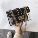 Betty Shoulder Bag -Clear/Black-2