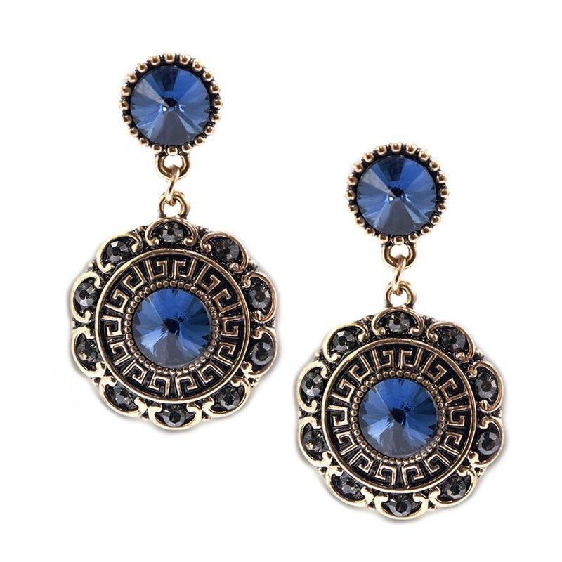 Bloom Earrings-Sapphire-0