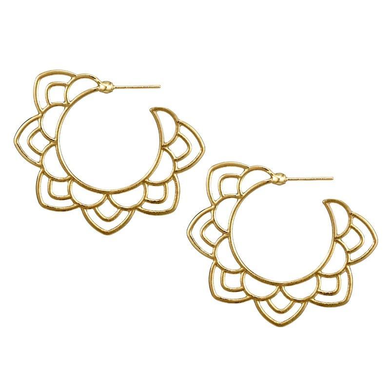 Flora -Gold Earrings-1